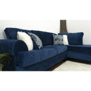 Nova Wholesale Furniture Jamba Fabric 2 pc Sectional JAMBA-NAVY IMAGE 5