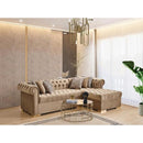 Nova Wholesale Furniture Audrey Fabric 2 pc Sectional AUDREY-MOCHA IMAGE 6