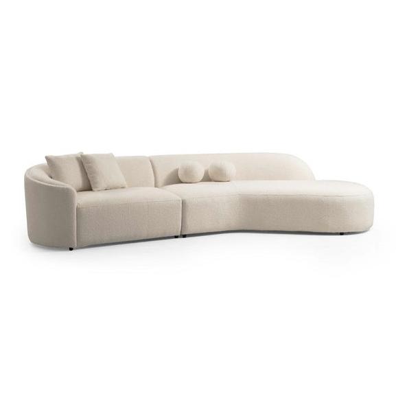 Nova Wholesale Furniture Cloe Fabric 2 pc Sectional CLOE-BOUCLE IMAGE 1