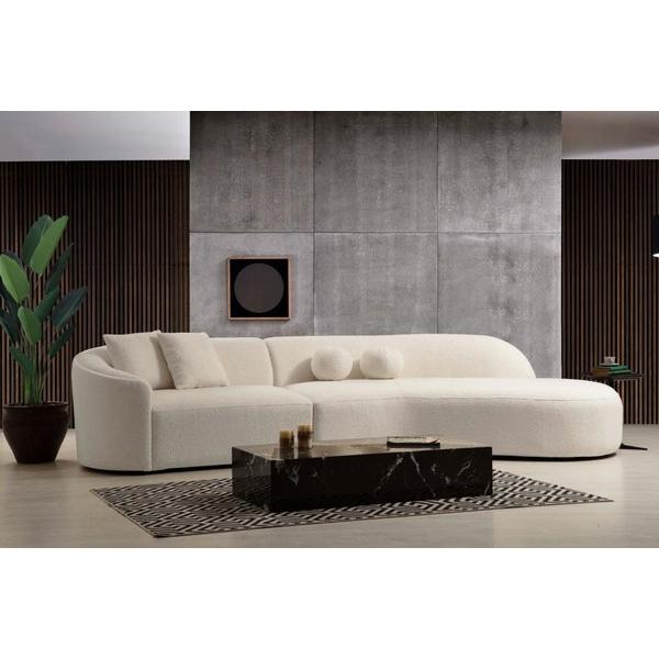 Nova Wholesale Furniture Cloe Fabric 2 pc Sectional CLOE-BOUCLE IMAGE 7