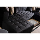 Nova Wholesale Furniture Elisha Fabric 3 pc Sectional ELISHA-BLACK IMAGE 6