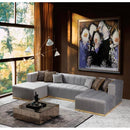 Nova Wholesale Furniture Elisha Fabric 3 pc Sectional ELISHA-GRAY IMAGE 10