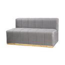 Nova Wholesale Furniture Elisha Fabric 3 pc Sectional ELISHA-GRAY IMAGE 2