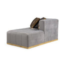 Nova Wholesale Furniture Elisha Fabric 3 pc Sectional ELISHA-GRAY IMAGE 3