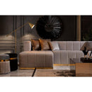 Nova Wholesale Furniture Elisha Fabric 3 pc Sectional ELISHA-GRAY IMAGE 5