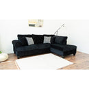 Nova Wholesale Furniture Jamba Fabric 2 pc Sectional JAMBA-BLACK IMAGE 1