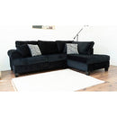 Nova Wholesale Furniture Jamba Fabric 2 pc Sectional JAMBA-BLACK IMAGE 2
