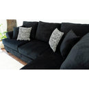 Nova Wholesale Furniture Jamba Fabric 2 pc Sectional JAMBA-BLACK IMAGE 4