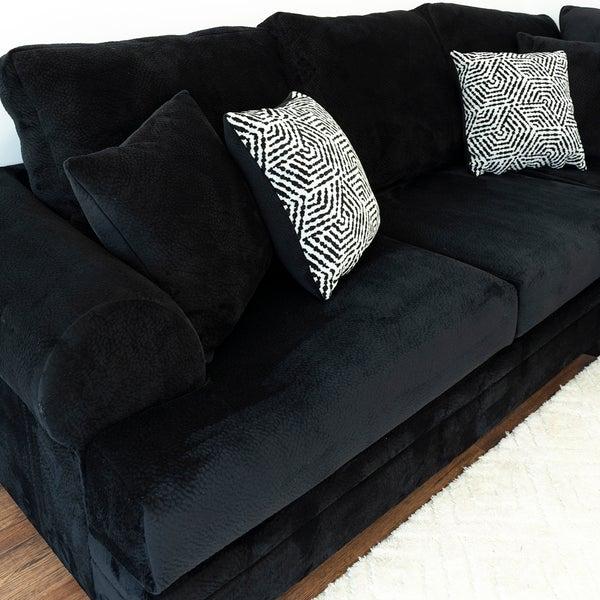 Nova Wholesale Furniture Jamba Fabric 2 pc Sectional JAMBA-BLACK IMAGE 5