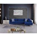 Nova Wholesale Furniture Naomi Fabric 2 pc Sectional NAOMI-BLUE IMAGE 8