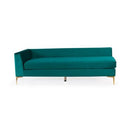 Nova Wholesale Furniture Naomi Fabric 2 pc Sectional NAOMI-GREEN IMAGE 5