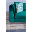 Nova Wholesale Furniture Naomi Fabric 2 pc Sectional NAOMI-GREEN IMAGE 7