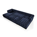 Nova Wholesale Furniture Ariana Fabric Ottoman ARIANA OTT-NAVY IMAGE 2