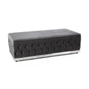 Nova Wholesale Furniture Jester Fabric Ottoman JESTER OTT-GRAY IMAGE 1