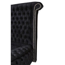 Nova Wholesale Furniture Viss Queen Upholstered Platform Bed VISS-BLACK-QUEEN IMAGE 11