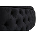 Nova Wholesale Furniture Viss Queen Upholstered Platform Bed VISS-BLACK-QUEEN IMAGE 6