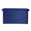 Nova Wholesale Furniture Viss Queen Upholstered Platform Bed VISS-NAVY-QUEEN IMAGE 6