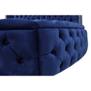 Nova Wholesale Furniture Viss Queen Upholstered Platform Bed VISS-NAVY-QUEEN IMAGE 7