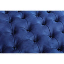 Nova Wholesale Furniture Viss Queen Upholstered Platform Bed VISS-NAVY-QUEEN IMAGE 9