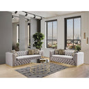 Nova Wholesale Furniture Vita Stationary Fabric Loveseat Vita Loveseat - Beige IMAGE 5