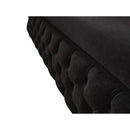 Nova Wholesale Furniture Vita Stationary Fabric Loveseat Vita Loveseat - Black IMAGE 4