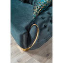 Nova Wholesale Furniture Victoria Stationary Fabric Loveseat Victoria Loveseat - Holly Green IMAGE 8