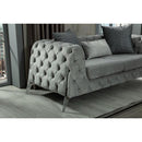 Nova Wholesale Furniture Iris Stationary Fabric Loveseat Iris Loveseat - Gray IMAGE 6