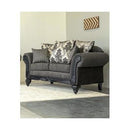 Nova Wholesale Furniture Stationary Fabric Loveseat 6420-SMOKE Loveseat - Smoke IMAGE 1