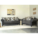 Nova Wholesale Furniture Stationary Fabric Loveseat 6420-SMOKE Loveseat - Smoke IMAGE 4