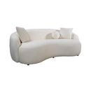 Nova Wholesale Furniture Bonita Stationary Fabric Loveseat Bonita Loveseat - Ivory IMAGE 1