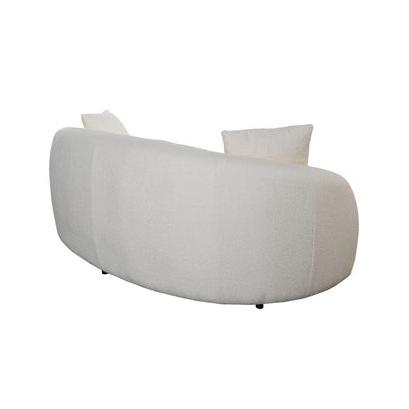 Nova Wholesale Furniture Bonita Stationary Fabric Loveseat Bonita Loveseat - Ivory IMAGE 3