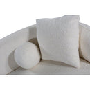Nova Wholesale Furniture Bonita Stationary Fabric Loveseat Bonita Loveseat - Ivory IMAGE 6