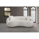 Nova Wholesale Furniture Bonita Stationary Fabric Loveseat Bonita Loveseat - Ivory IMAGE 7