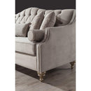 Nova Wholesale Furniture Lotus Stationary Fabric Loveseat Lotus Loveseat - Grey IMAGE 5