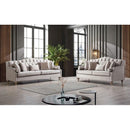 Nova Wholesale Furniture Lotus Stationary Fabric Loveseat Lotus Loveseat - Grey IMAGE 7