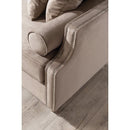 Nova Wholesale Furniture Lotus Stationary Fabric Loveseat Lotus Loveseat - Mocha IMAGE 2