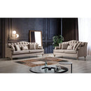 Nova Wholesale Furniture Lotus Stationary Fabric Loveseat Lotus Loveseat - Mocha IMAGE 8