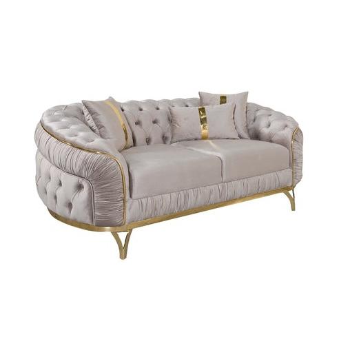 Nova Wholesale Furniture Ciara Stationary Fabric Loveseat Ciara Loveseat - Mocha IMAGE 1