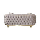 Nova Wholesale Furniture Ciara Stationary Fabric Loveseat Ciara Loveseat - Mocha IMAGE 4