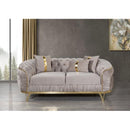 Nova Wholesale Furniture Ciara Stationary Fabric Loveseat Ciara Loveseat - Mocha IMAGE 6