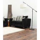 Nova Wholesale Furniture Venus Stationary Fabric Loveseat VENUS-BLACK-LOVESEAT IMAGE 1