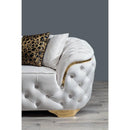 Nova Wholesale Furniture Lupino Stationary Fabric Loveseat Lupino Loveseat - Ivory IMAGE 4