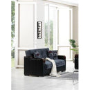 Nova Wholesale Furniture Arisa Fabric Sleeper Loveseat Arisa Sleeper Loveseat - Smoke IMAGE 1