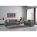 Nova Wholesale Furniture Spring Fabric Sleeper Loveseat Spring Sleeper Loveseat - Gray IMAGE 6