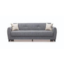 Nova Wholesale Furniture Spring Fabric Sofabed Spring Sofabed - Gray IMAGE 1