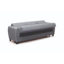 Nova Wholesale Furniture Spring Fabric Sofabed Spring Sofabed - Gray IMAGE 2