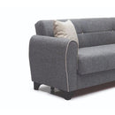 Nova Wholesale Furniture Spring Fabric Sofabed Spring Sofabed - Gray IMAGE 4