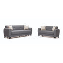 Nova Wholesale Furniture Spring Fabric Sofabed Spring Sofabed - Gray IMAGE 5