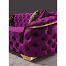 Nova Wholesale Furniture Lupino Stationary Fabric Sofa Lupino Sofa - Purple IMAGE 4