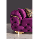 Nova Wholesale Furniture Lupino Stationary Fabric Sofa Lupino Sofa - Purple IMAGE 5